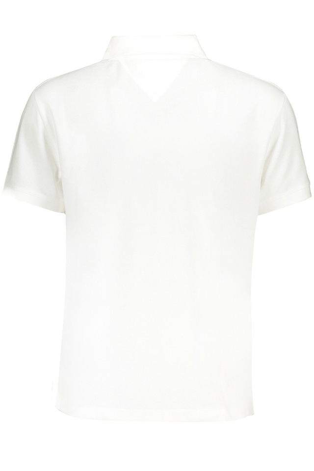 9137TOMMY HILFIGER POLO MANICHE CORTE UOMO BIANCO