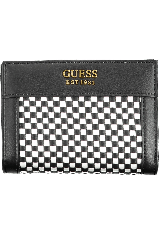 2070GUESS JEANS PORTAFOGLIO DONNA NERO