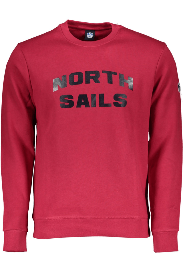 2412NORTH SAILS FELPA SENZA ZIP UOMO ROSSO