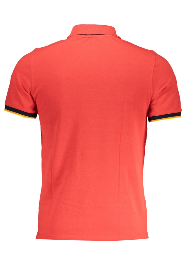7944K-WAY POLO MANICHE CORTE UOMO ROSSO