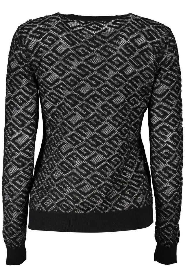 7517GUESS JEANS MAGLIA DONNA NERO