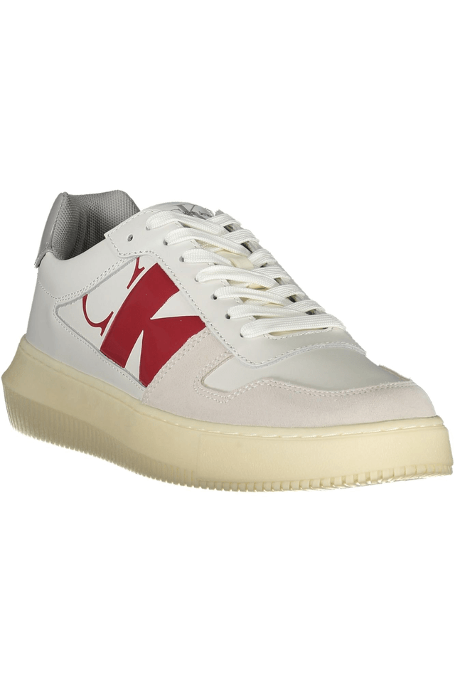 7762CALVIN KLEIN CALZATURA SPORTIVA UOMO BIANCO