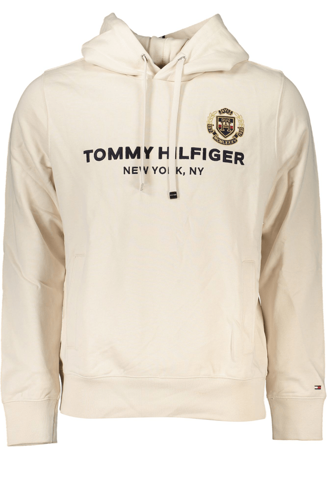 6982TOMMY HILFIGER FELPA SENZA ZIP UOMO BIANCO