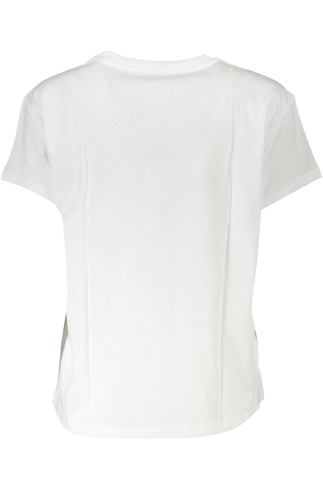 8076PATRIZIA PEPE T-SHIRT MANICHE CORTE DONNA BIANCO