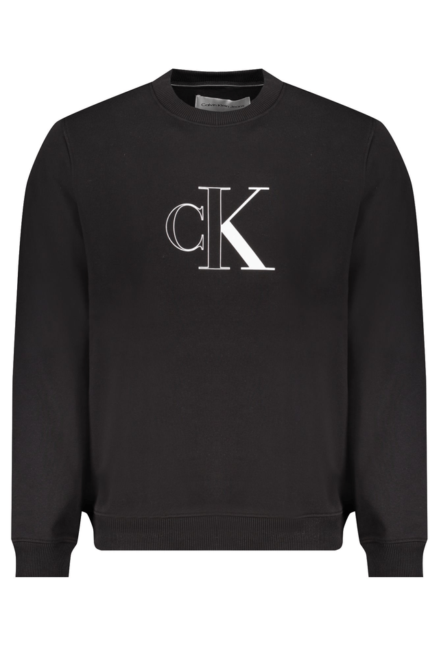 9805CALVIN KLEIN FELPA SENZA ZIP UOMO NERO