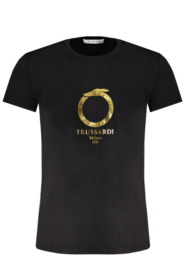 8881TRUSSARDI T-SHIRT MANICHE CORTE UOMO NERO