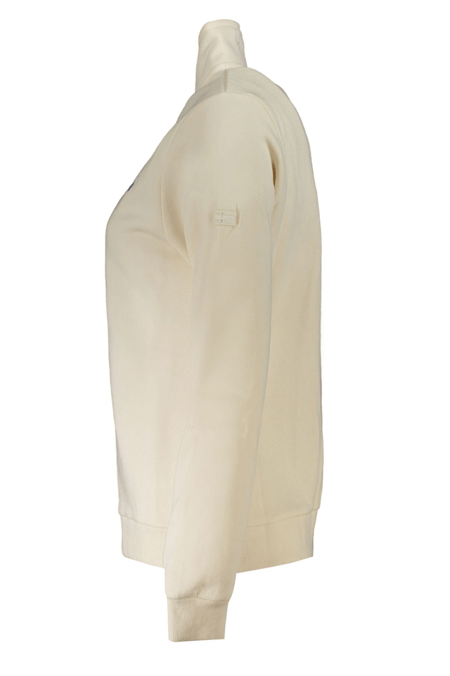 10074NORWAY 1963 FELPA CON ZIP DONNA BEIGE