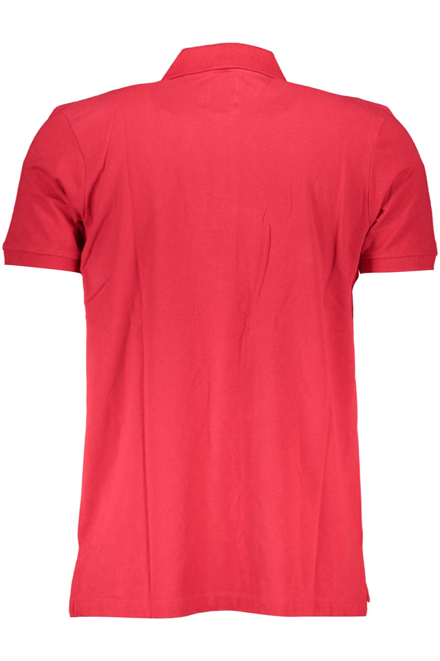 4030GIAN MARCO VENTURI POLO MANICHE CORTE UOMO ROSSO