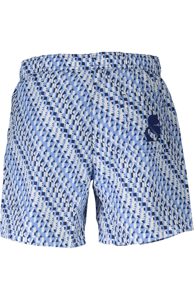 229KARL LAGERFELD BEACHWEAR COSTUME PARTE SOTTO UOMO AZZURRO