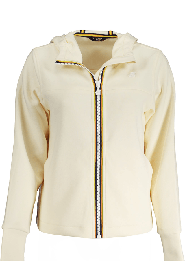 9154K-WAY FELPA CON ZIP DONNA BEIGE