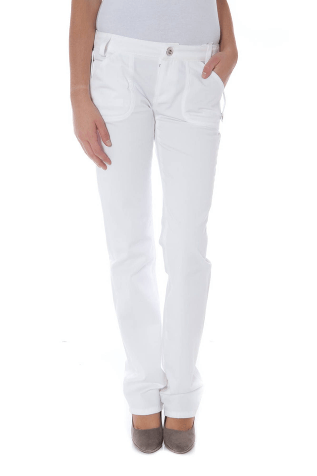 345PHARD PANTALONE DONNA BIANCO