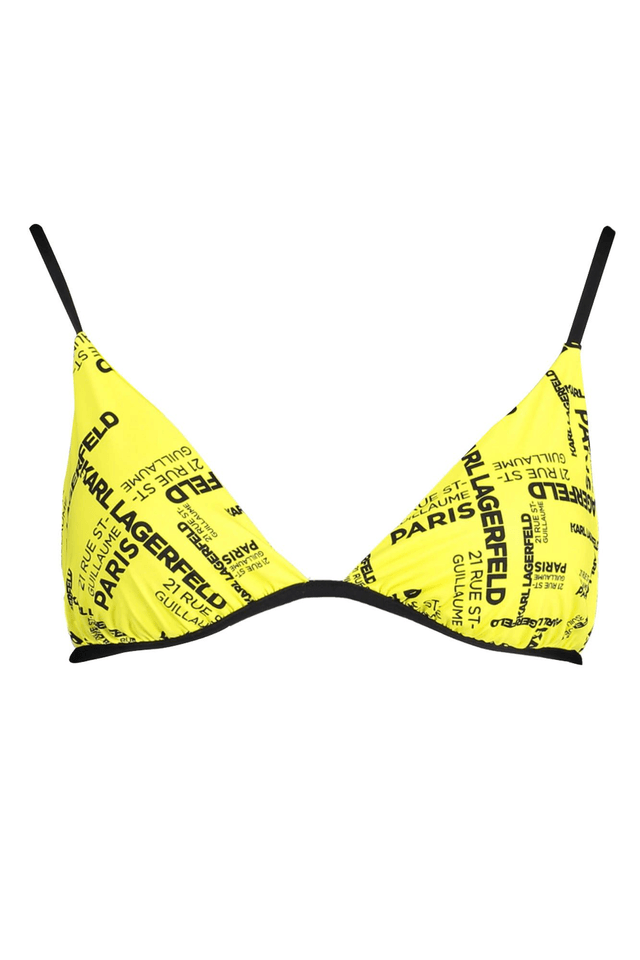 395KARL LAGERFELD BEACHWEAR COSTUME PARTE SOPRA DONNA GIALLO