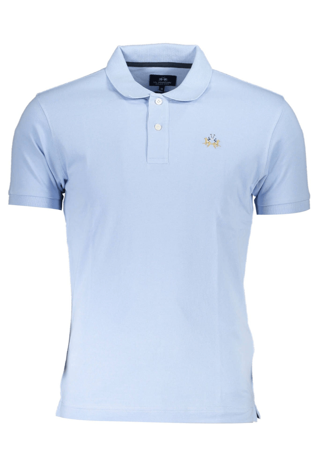 3048LA MARTINA POLO MANICHE CORTE UOMO AZZURRO
