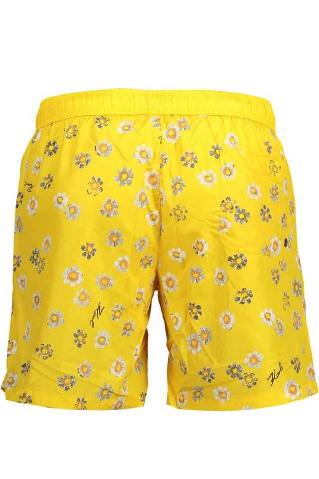 1890KARL LAGERFELD BEACHWEAR COSTUME PARTE SOTTO UOMO GIALLO