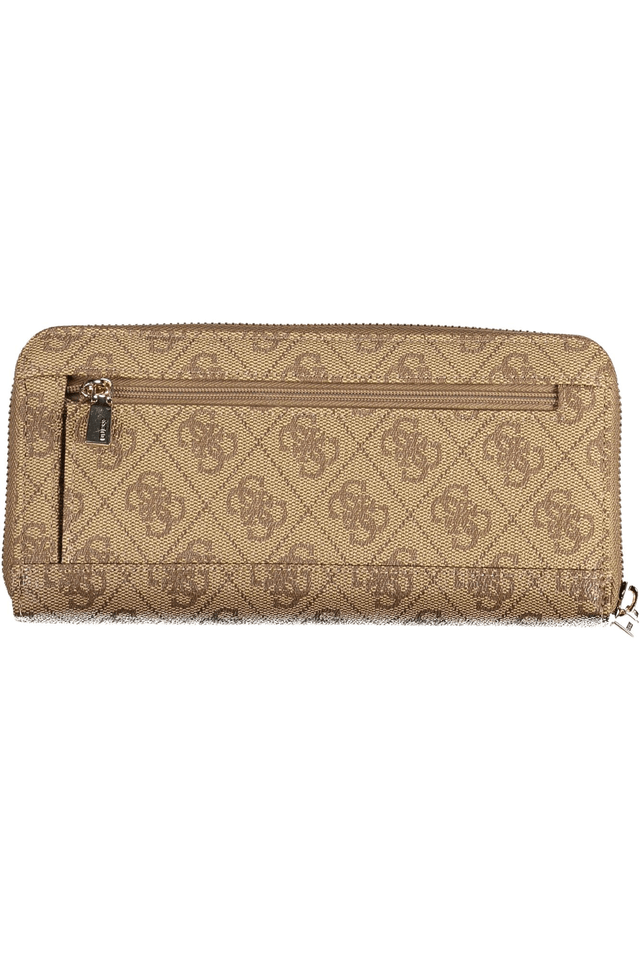 6888GUESS JEANS PORTAFOGLIO DONNA BEIGE