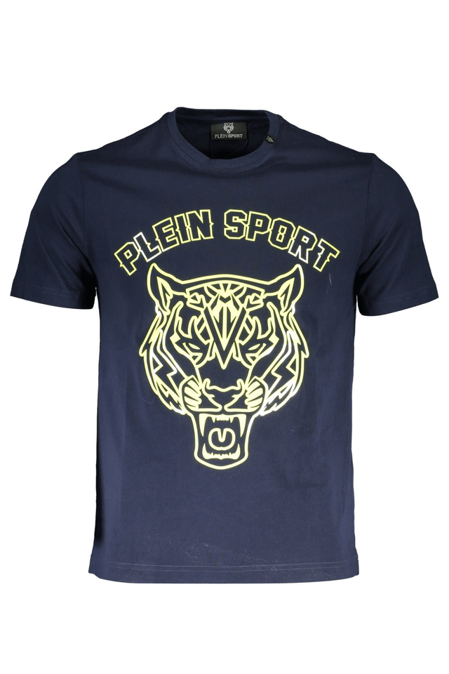 1333PLEIN SPORT T-SHIRT MANICHE CORTE UOMO BLU