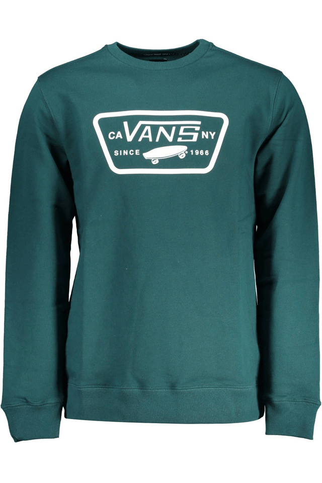 3286VANS FELPA SENZA ZIP UOMO VERDE