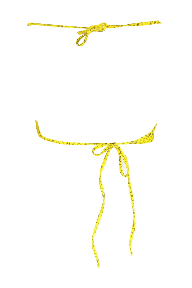 2928KARL LAGERFELD BEACHWEAR COSTUME PARTE SOPRA DONNA GIALLO