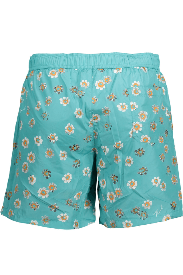 KARL LAGERFELD BEACHWEAR COSTUME PARTE SOTTO UOMO VERDE