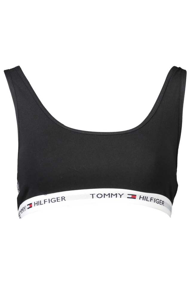 326TOMMY HILFIGER REGGISENO A BALCONCINO DONNA NERO