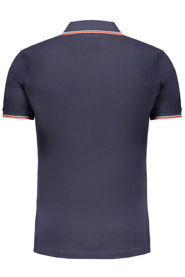 9578GIAN MARCO VENTURI POLO MANICHE CORTE UOMO BLU