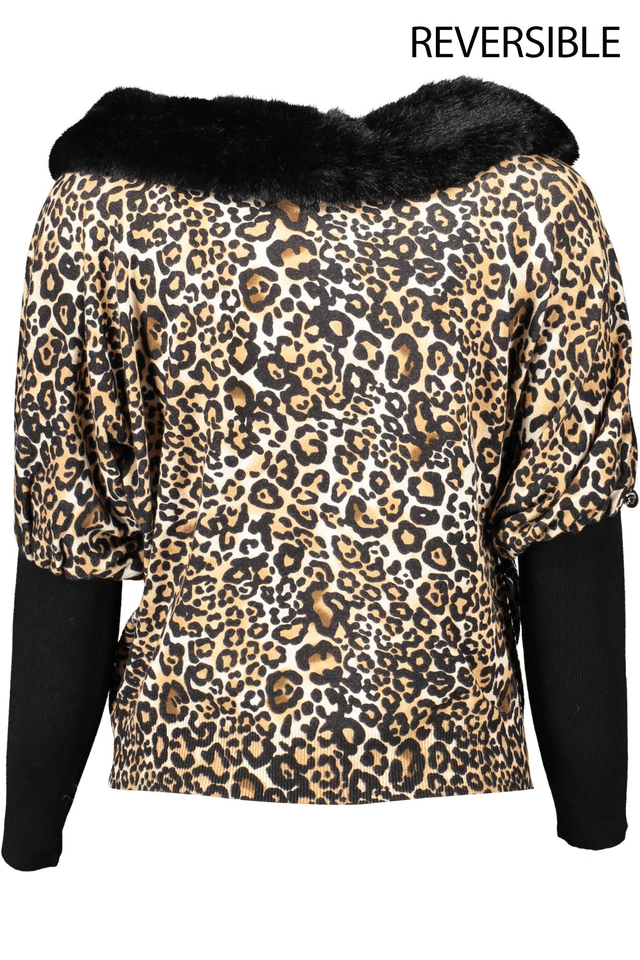 1070BLUGIRL MAGLIA DONNA NERO