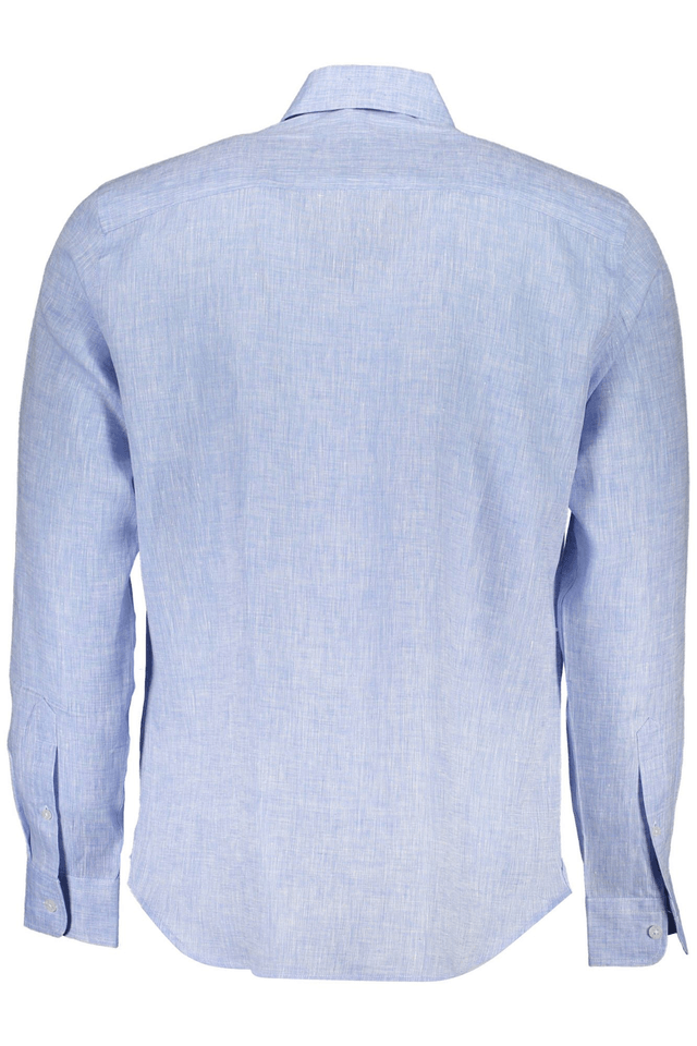 4284NORTH SAILS CAMICIA MANICHE LUNGHE UOMO AZZURRO