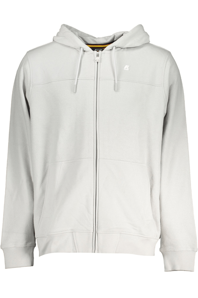 7908K-WAY FELPA CON ZIP UOMO GRIGIO