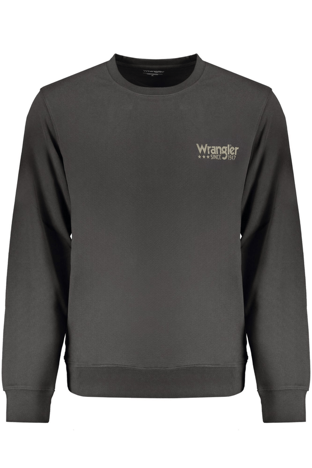 9978WRANGLER FELPA SENZA ZIP UOMO NERO