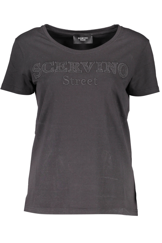 937SCERVINO STREET T-SHIRT MANICHE CORTE DONNA NERO