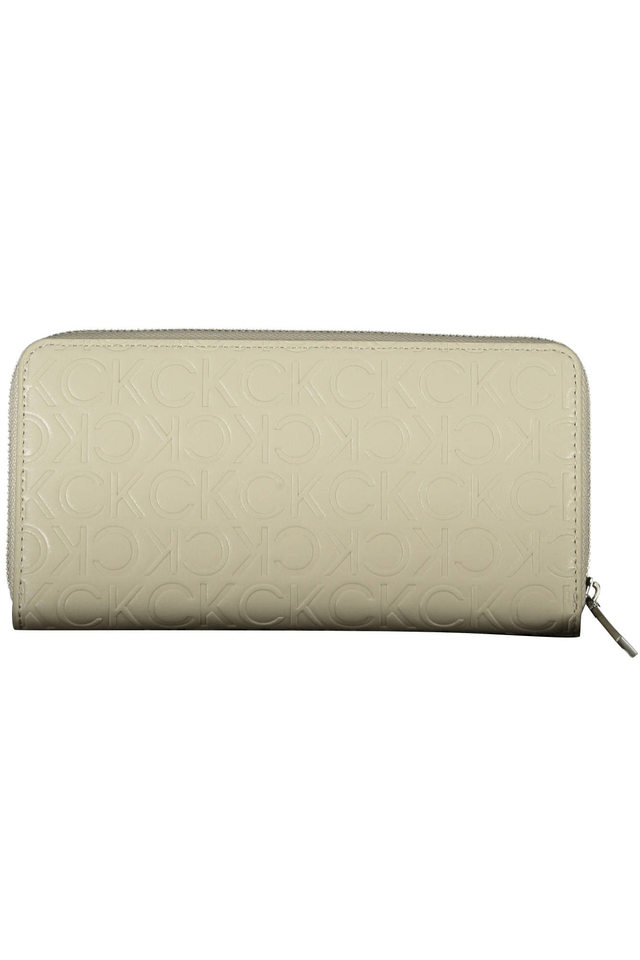 4607CALVIN KLEIN PORTAFOGLIO DONNA BEIGE