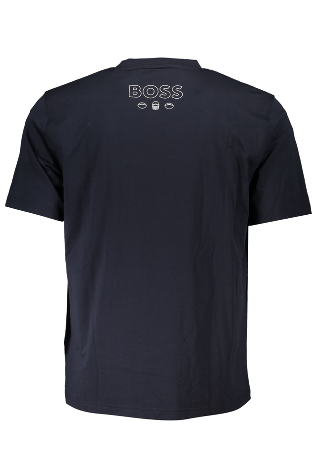 7609HUGO BOSS T-SHIRT MANICHE CORTE UOMO BLU