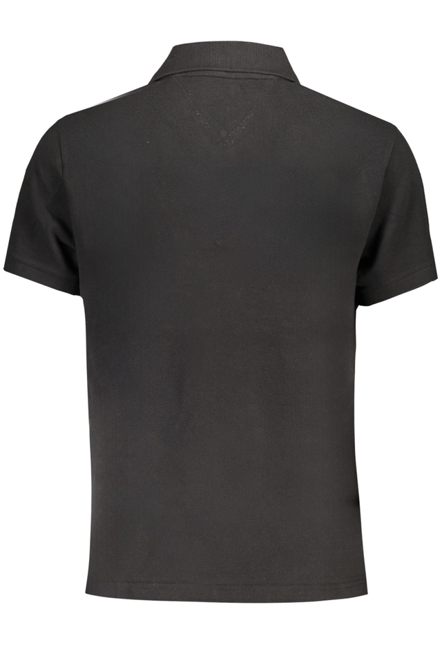 9136TOMMY HILFIGER POLO MANICHE CORTE UOMO NERO