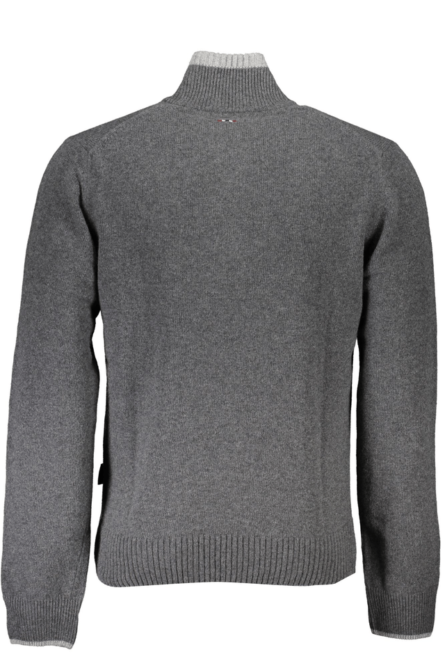 5615NAPAPIJRI MAGLIONE UOMO GRIGIO