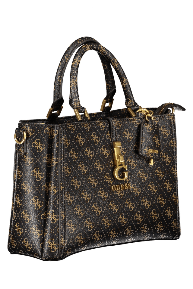 6862GUESS JEANS BORSA DONNA MARRONE