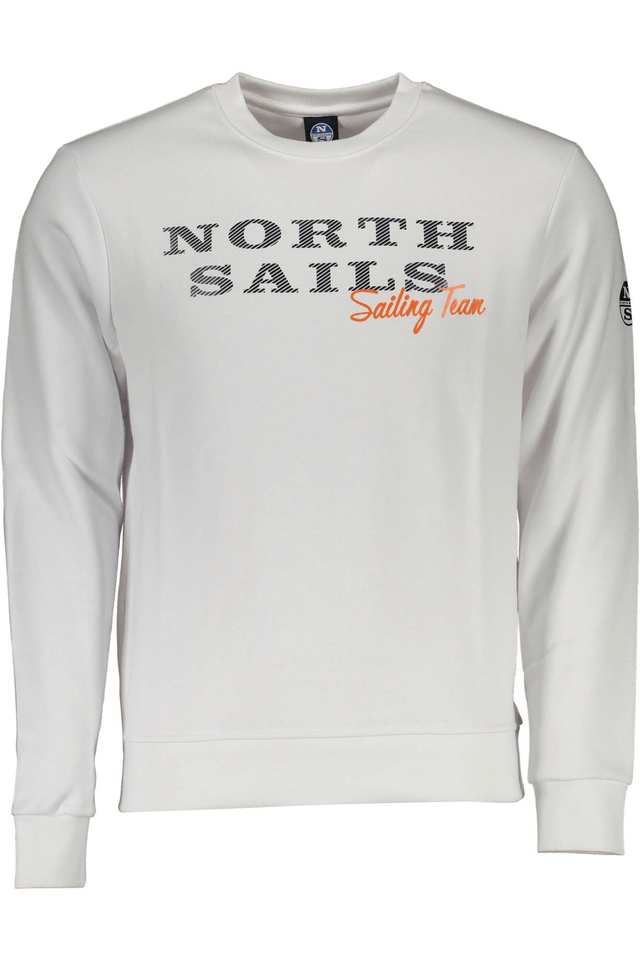 2404NORTH SAILS FELPA SENZA ZIP UOMO BIANCO