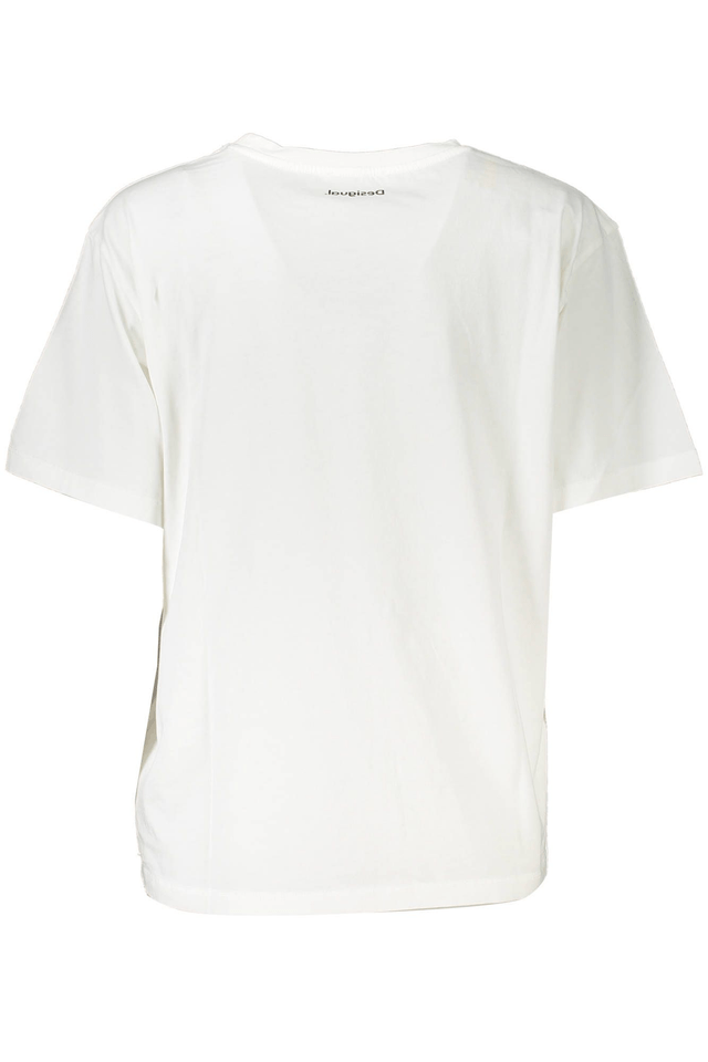 3150DESIGUAL T-SHIRT MANICHE CORTE DONNA BIANCO