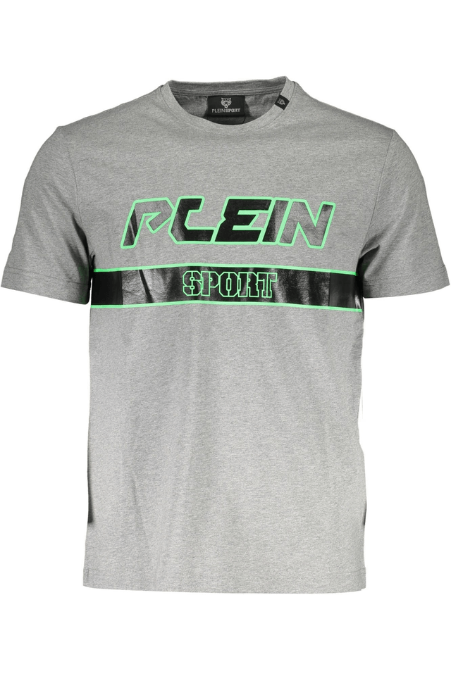 1327PLEIN SPORT T-SHIRT MANICHE CORTE UOMO GRIGIO
