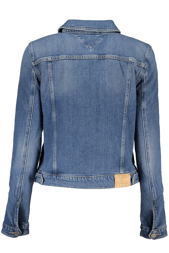 9835TOMMY HILFIGER GIUBBOTTO IN JEANS DONNA BLU