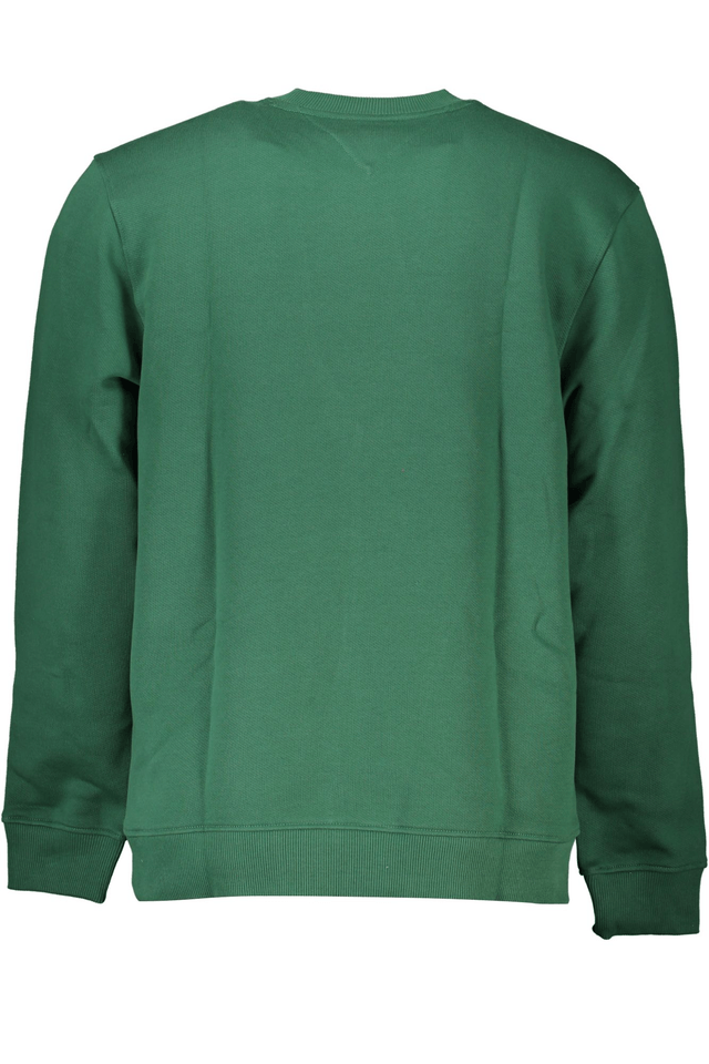 7049TOMMY HILFIGER FELPA SENZA ZIP UOMO VERDE
