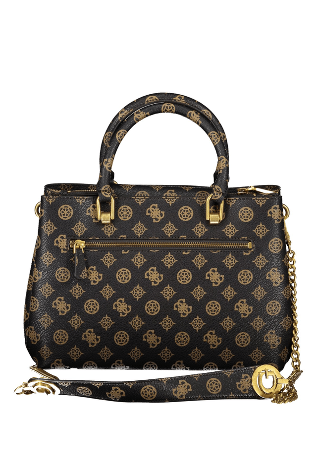 6859GUESS JEANS BORSA DONNA MARRONE