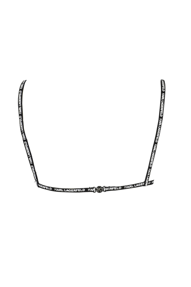 1348KARL LAGERFELD COSTUME PARTE SOPRA DONNA NERO