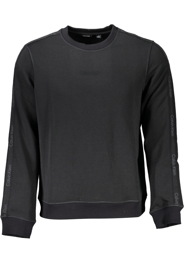 7053CALVIN KLEIN FELPA SENZA ZIP UOMO NERO