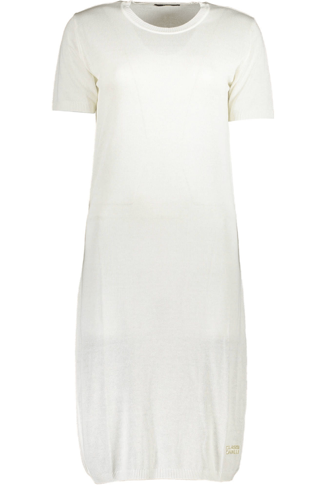 4067CAVALLI CLASS ABITO CORTO DONNA BIANCO