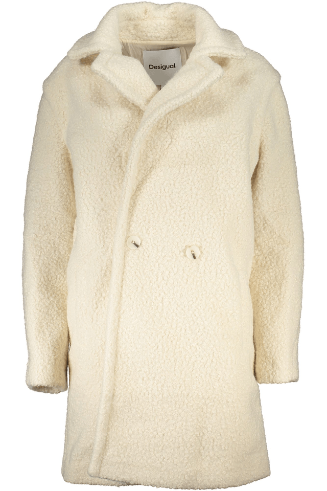 5546DESIGUAL CAPPOTTO DONNA BIANCO