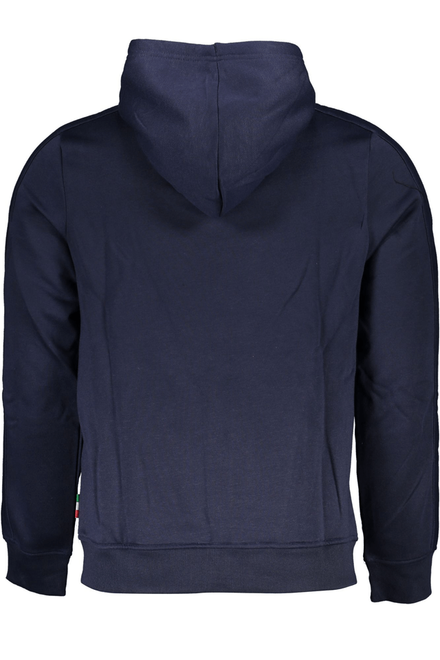 6145GIAN MARCO VENTURI FELPA CON ZIP UOMO BLU