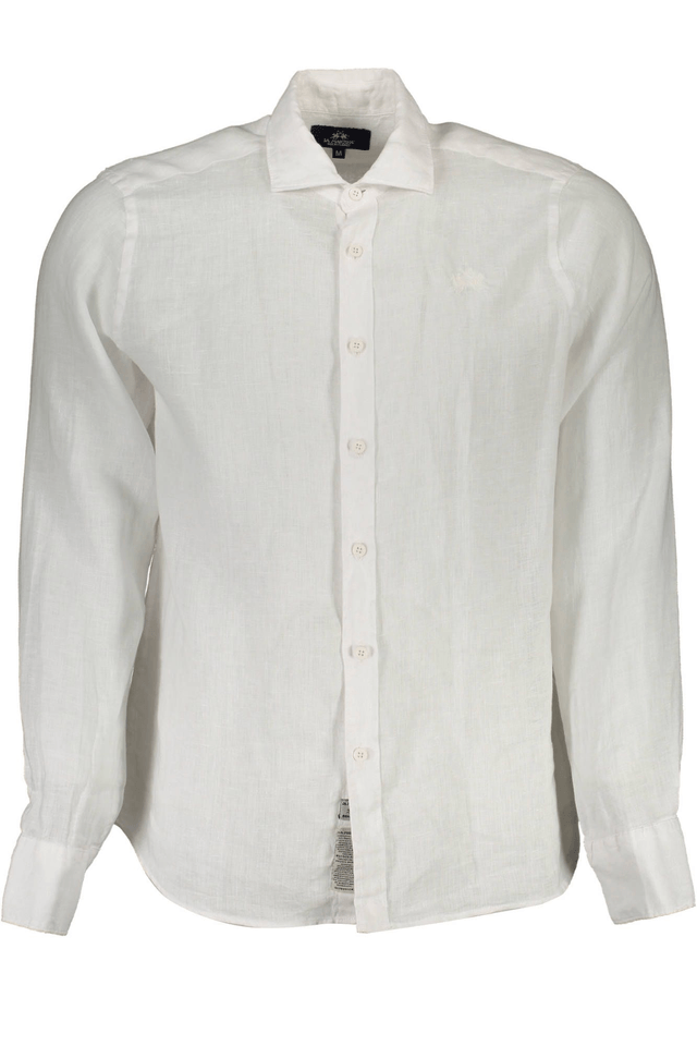 1841LA MARTINA CAMICIA MANICHE LUNGHE UOMO BIANCO