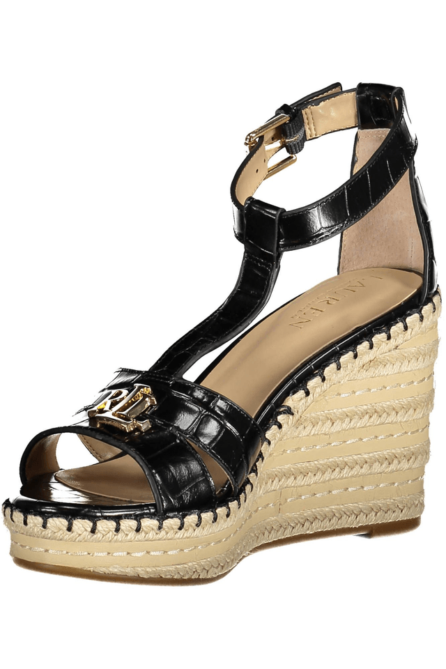 4173RALPH LAUREN CALZATURA SANDALO DONNA NERO