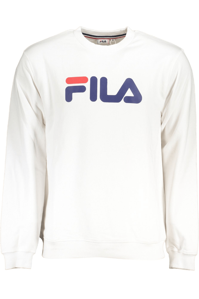 6106FILA FELPA SENZA ZIP UOMO BIANCO