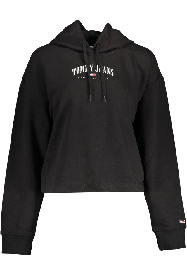 TOMMY HILFIGER FELPA SENZA ZIP DONNA NERO